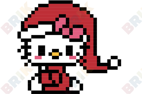 Hello Kitty Pixel Art