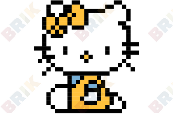 Hello Kitty Pixel Art