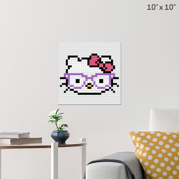 Hello Kitty Brick Poster