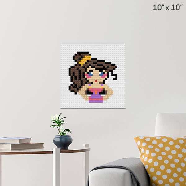 Hercules Megara Brick Poster