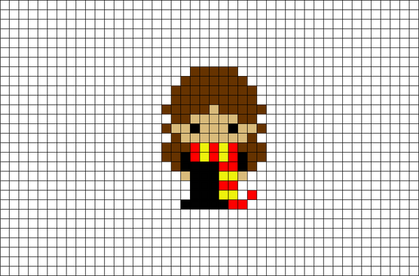 Hermione Granger Pixel Art