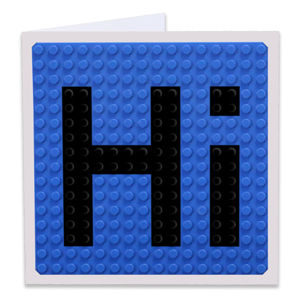 Hi Greeting Card