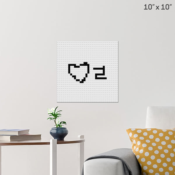hi Brick Poster
