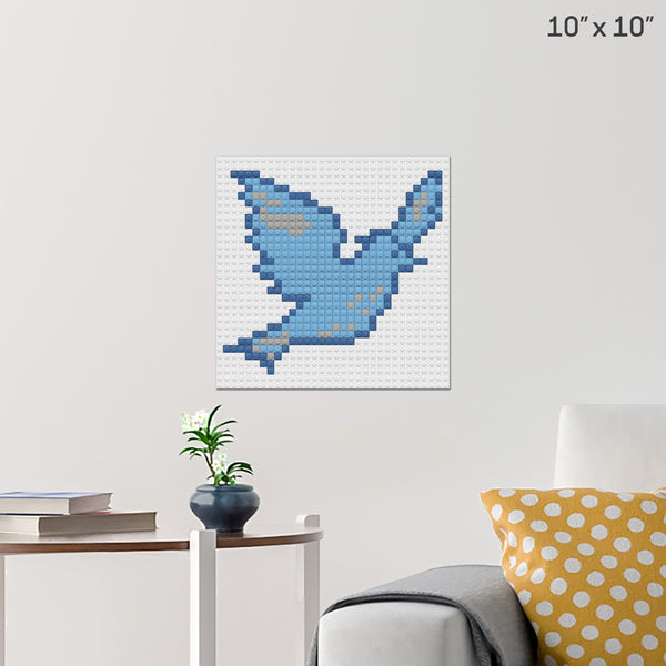 Highfield Dove Brick Poster