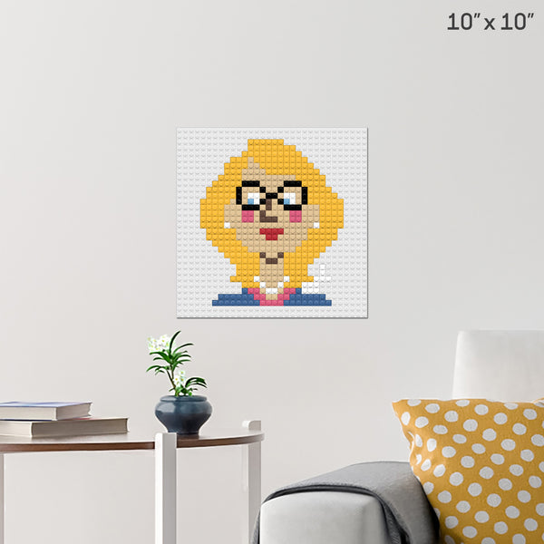 Hillary Brick Poster