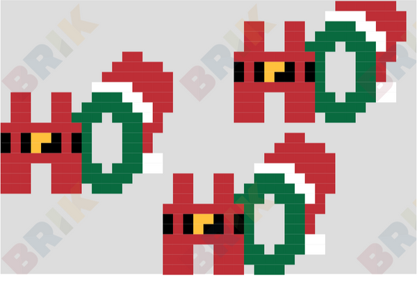 Ho Ho Ho Pixel Art