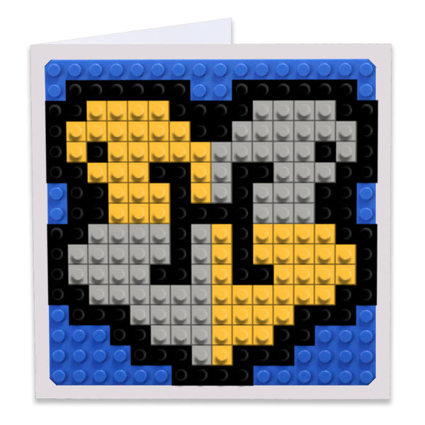 Hogwarts Hufflepuff House Crest Greeting Card