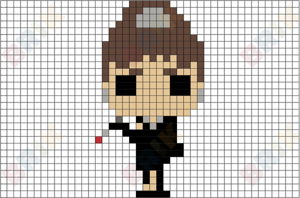 Holly Golightly Pixel Art