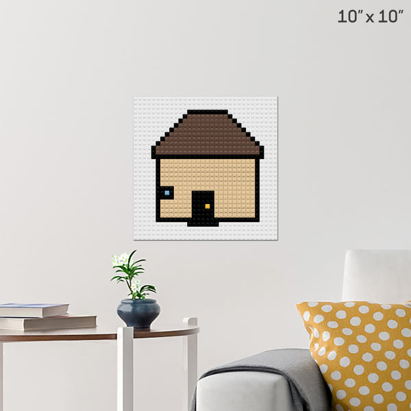 home Brick Poster