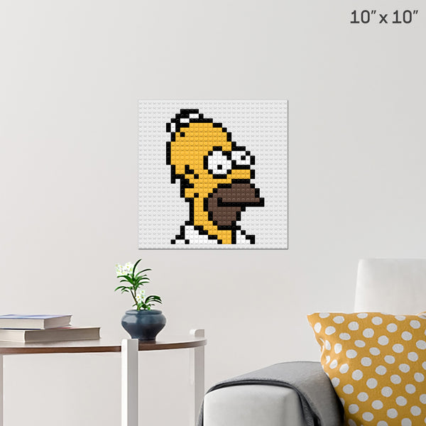Homer Brick Poster