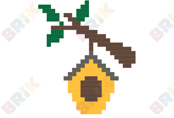 Honey Bee Pixel Art