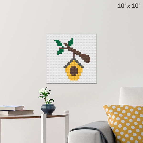 Honey Bee Brick Poster