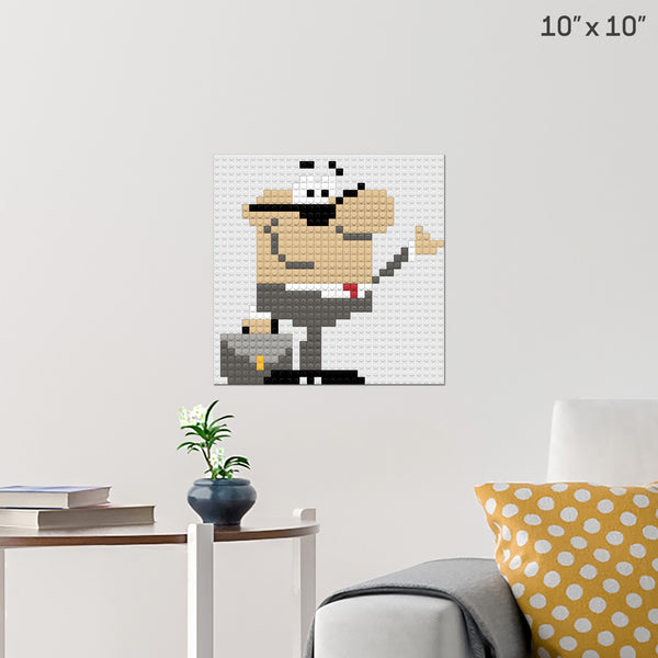 Hoodie Hoo Day Brick Poster