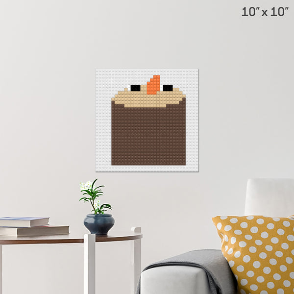 HOOTY HOOT HOOT Brick Poster
