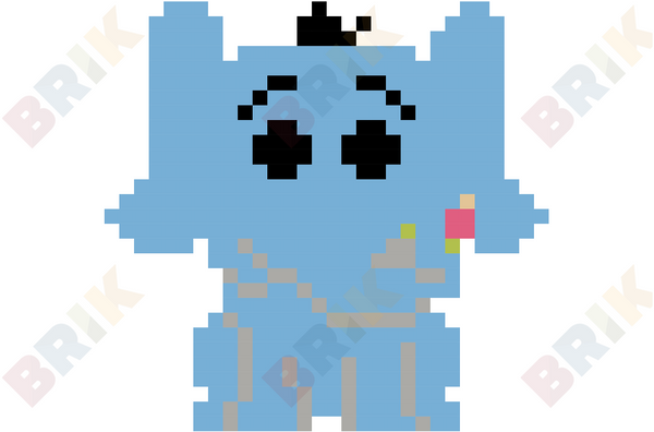 Horton the Elephant Pixel Art