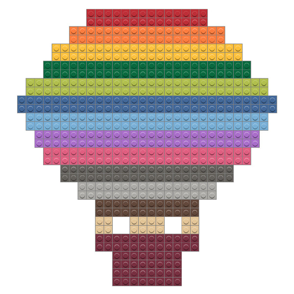 hot air balloon 10 x 10 new