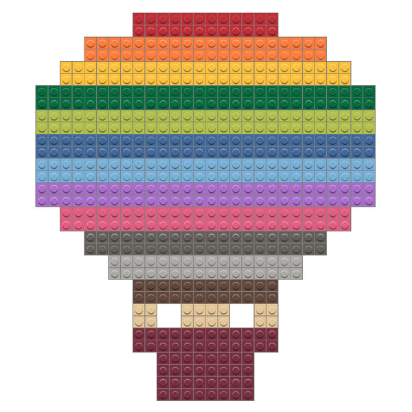 Hot air balloon brik tile size 10 x 10