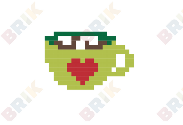 Hot Choco with Mallows Pixel Art