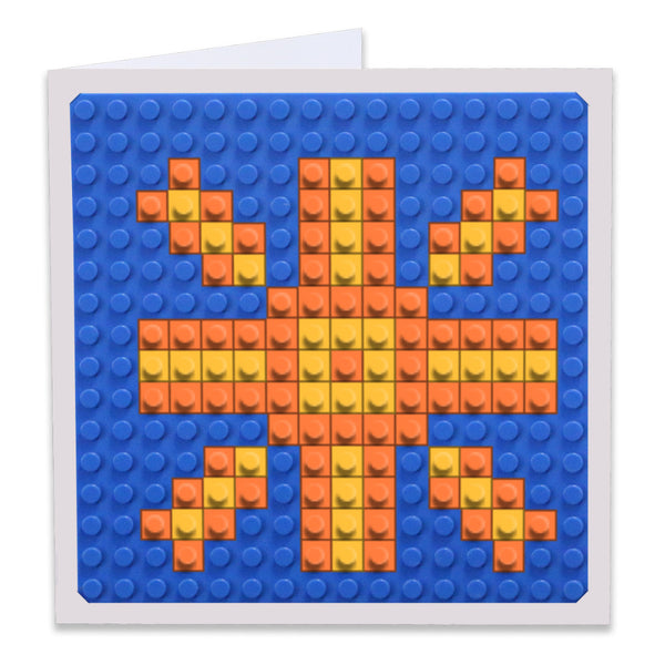 hot sun Greeting Card