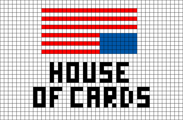 House of Cards Pixel Art