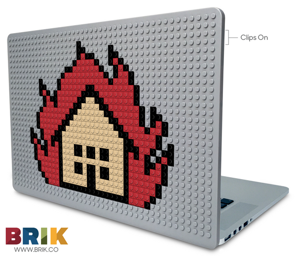 House on Fire Laptop Case