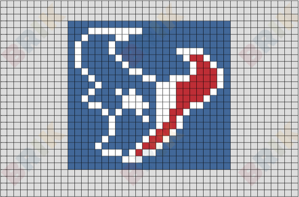 Houston Texans Pixel Art