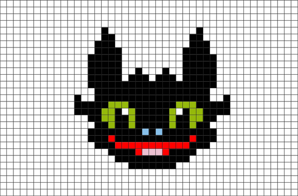 How To Train Your Dragon Pixel Art