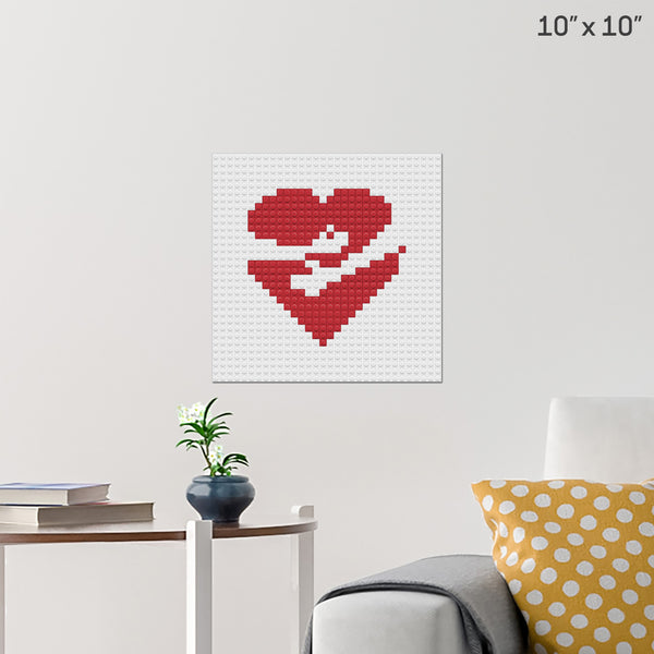 Hug Holiday Brick Poster
