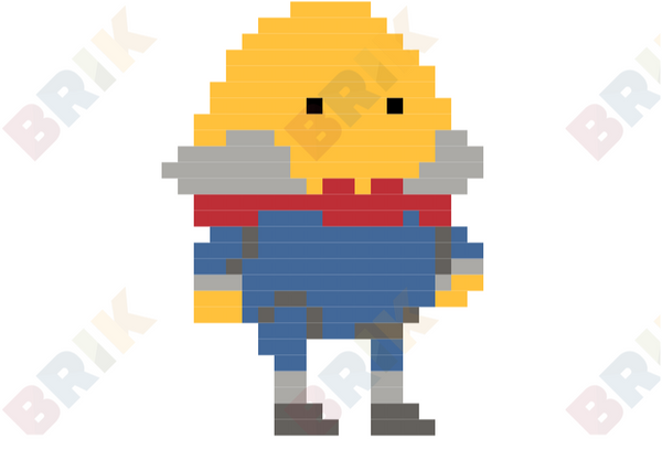 Humpty Dumpty Pixel Art