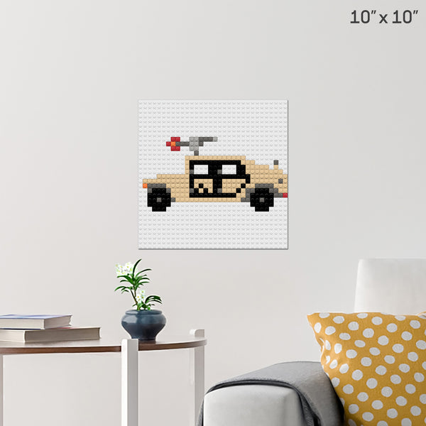 humvee Brick Poster