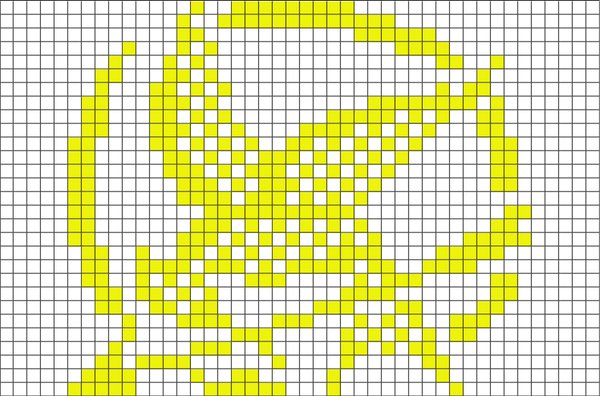 Hunger Games Mockingjay Pixel Art