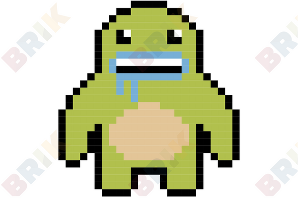 Hungry Monster Pixel Art