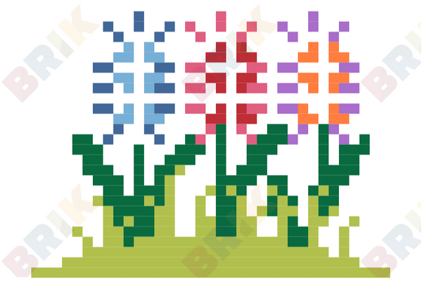 Hyacinth Pixel Art
