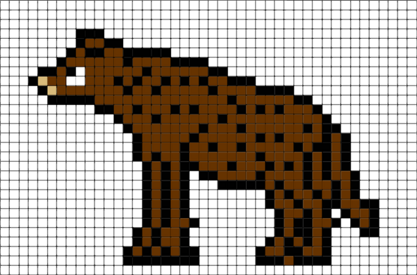 Hyena Pixel Art