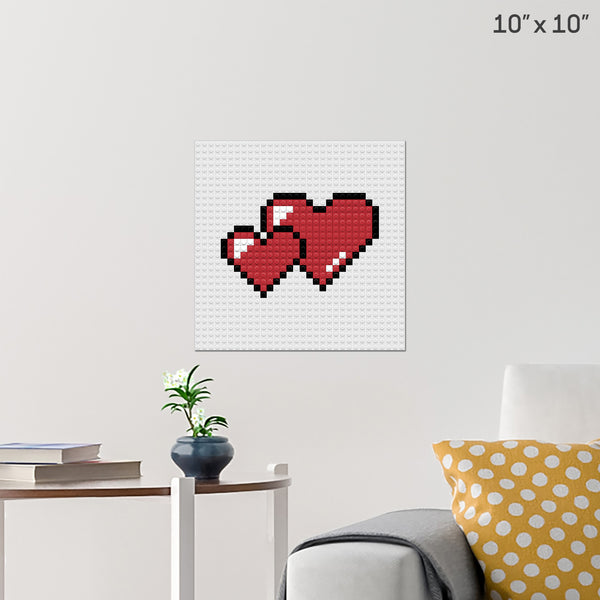 i love you! Brick Poster