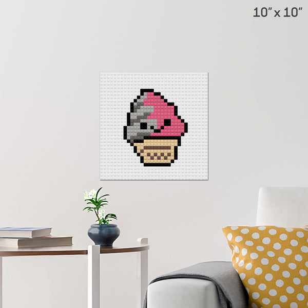 Ice Cream Brick Poster