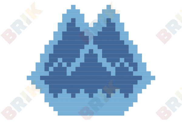 Icicle Badge Pixel Art