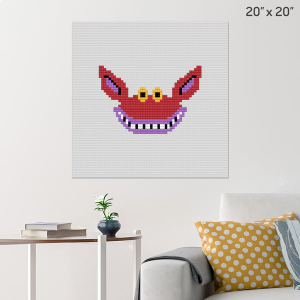 Ickis Ahh Real Monsters Brick Poster