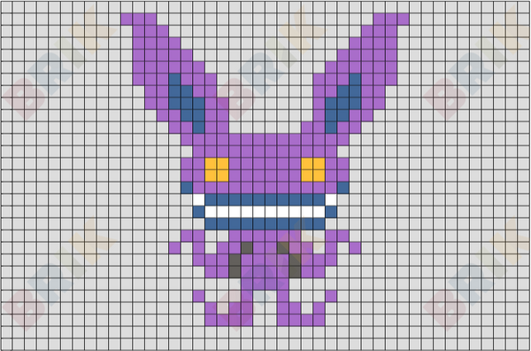Ickis Pixel Art