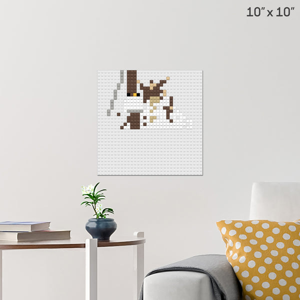 IM DA KING OFTHE WOOOORLDDDDDDDDDdDDDDDddddd............... Brick Poster