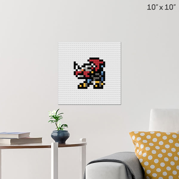 Imperialdramon Brick Poster