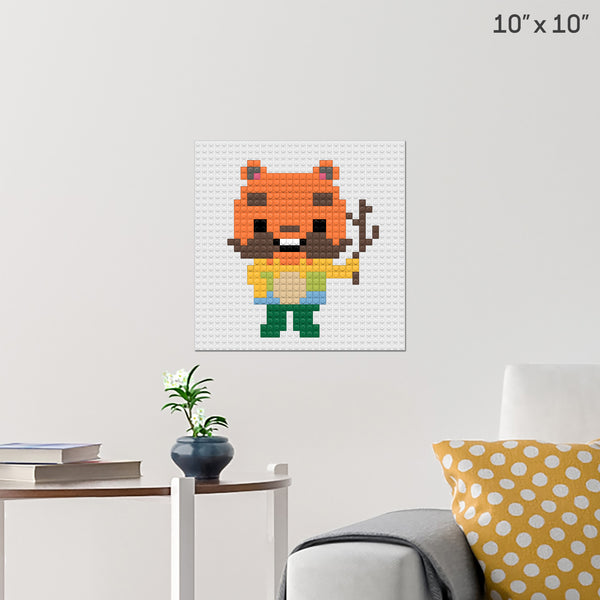 Impossibear Brick Poster