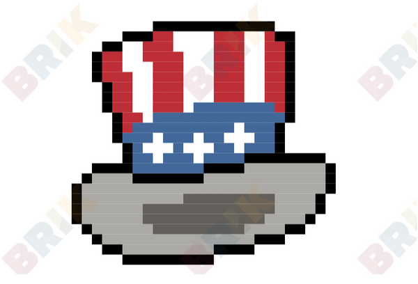 Independence Day Pixel Art