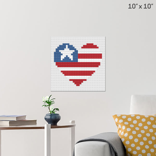 Independence Day Brick Poster