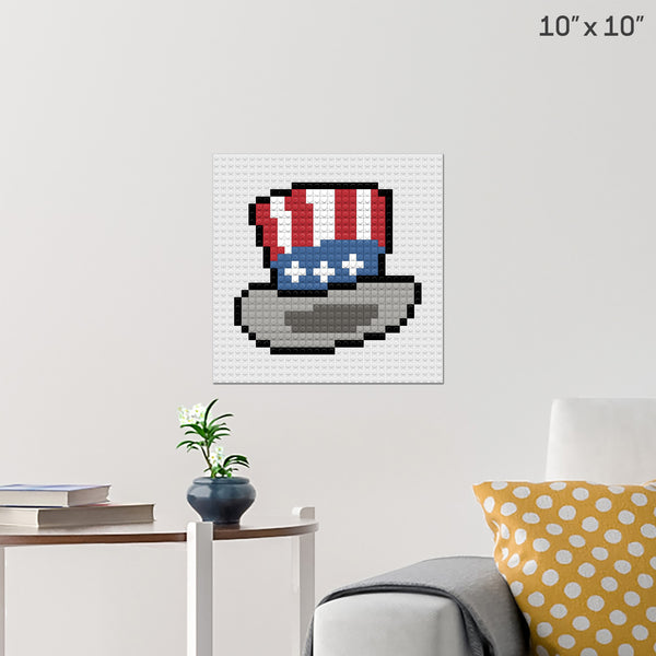 Independence Day Brick Poster