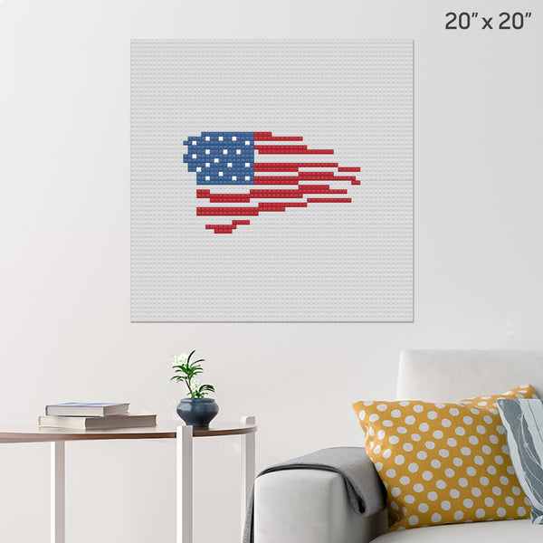 Independence Day Brick Poster