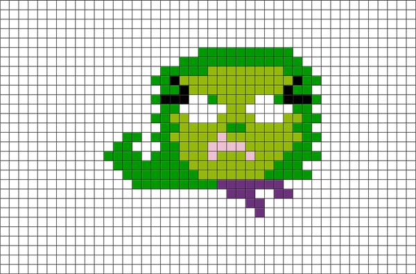 Inside Out Disgust Pixel Art