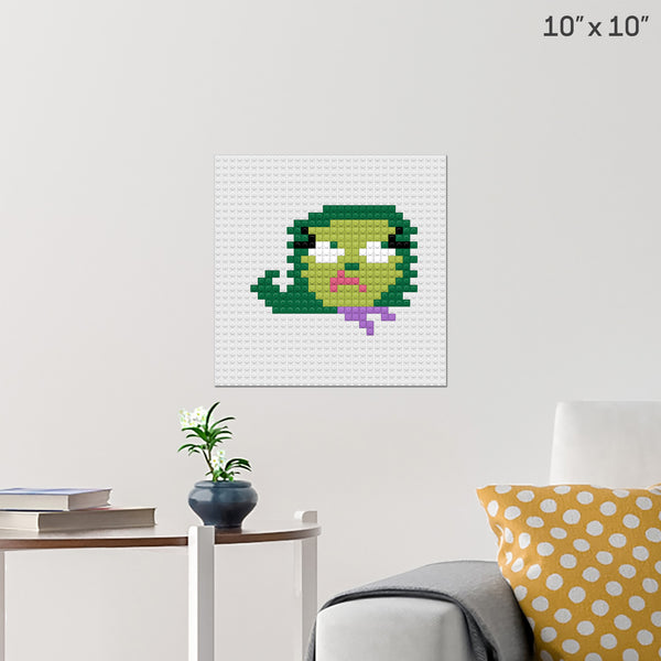 Inside Out Disgust Brick Poster
