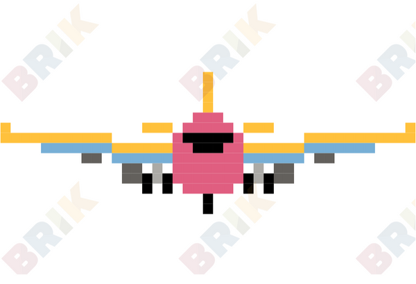 International Civil Aviation Day Pixel Art