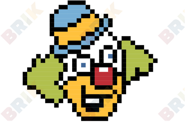 International Clown Week Pixel Art